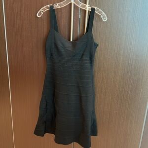 Herve Leger Black Cocktail Dress